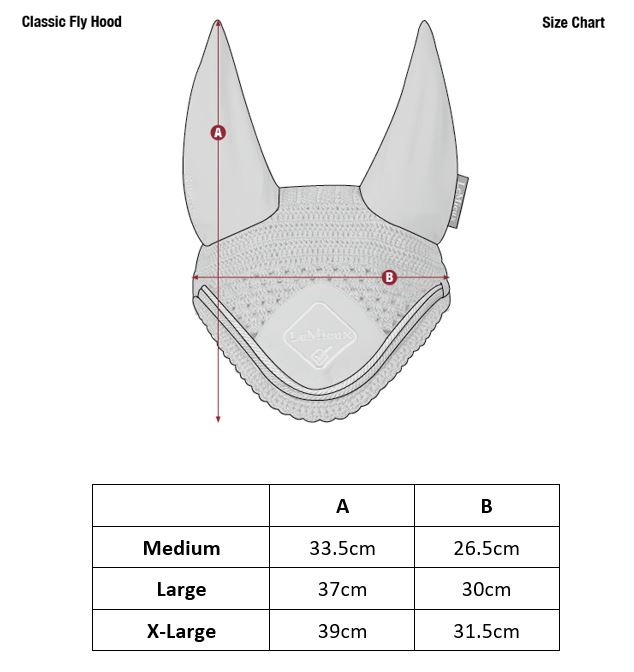 NEW Fly Hood Size Guide